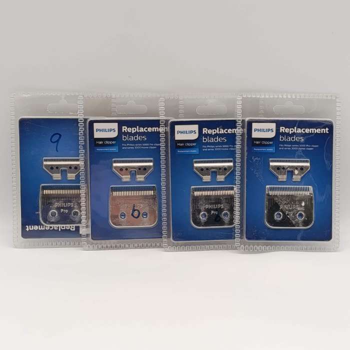 Lot of 4 Philips replacement hair clipper blades