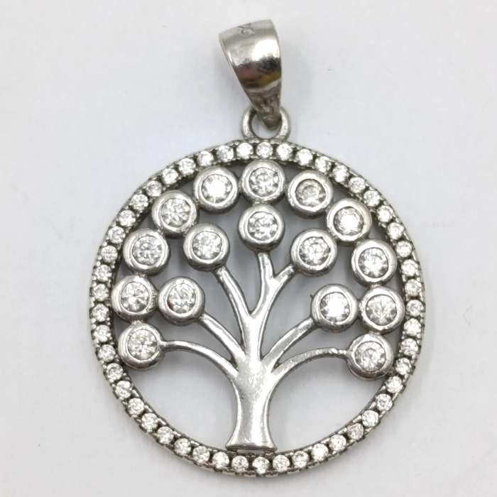 Sterling silver tree of life pendant - weighs 2,4 grams
