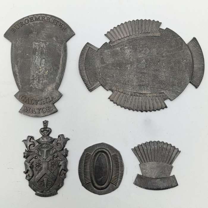 Original lead artwork design for the Mayor of Calvinia medal - one of a kind piece