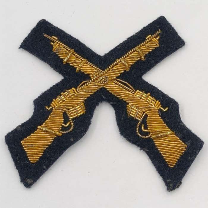 Rhodesian BSAP bullion wire marksman badge