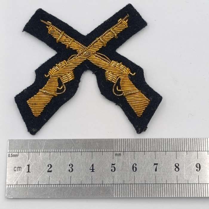 Rhodesian BSAP bullion wire marksman badge