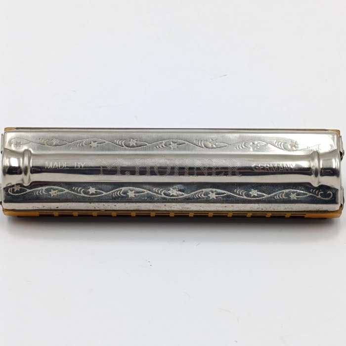 Vintage Hohner Regulation Band Harmonica in box