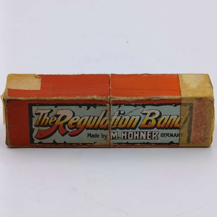 Vintage Hohner Regulation Band Harmonica in box