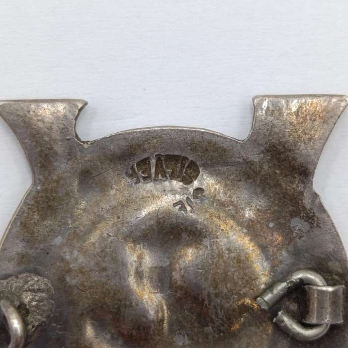 Vintage Silver Navy League war fund badge - no pin