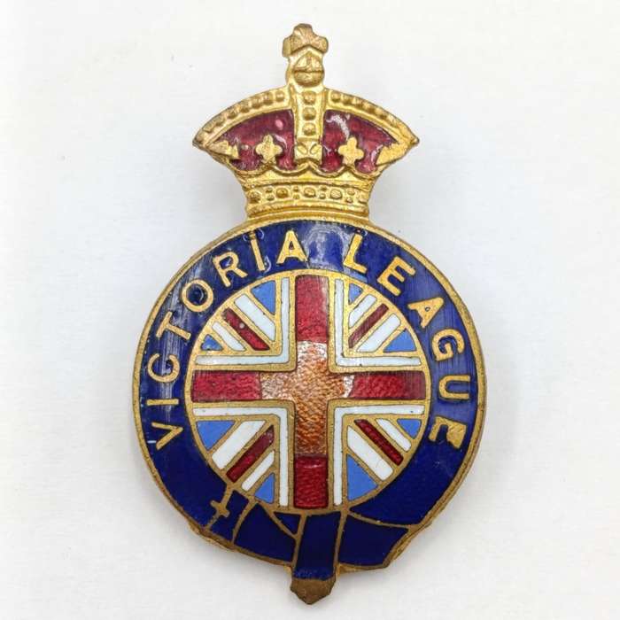 WW2 Victoria League lapel pin badge