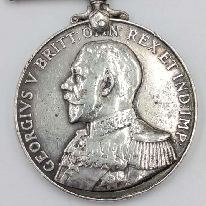 WW1 Royal Navy Long service and good conduct medal issued to 301828 E.C Tucker