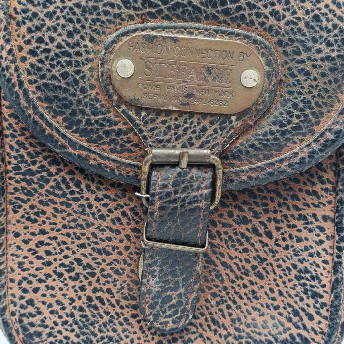 Vintage Stefanie fashion connection leather pouch