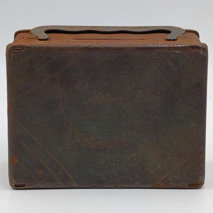 Colonial Banking and Trust Co. Vintage money box - no key
