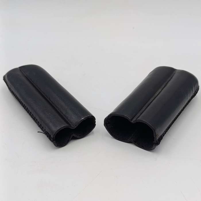 Double Leather cigar holder - Black