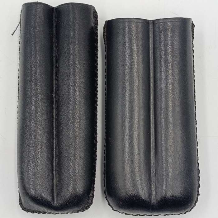 Double Leather cigar holder - Black