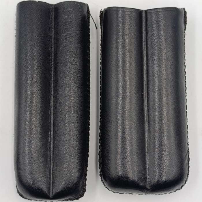 Double Leather cigar holder - Black