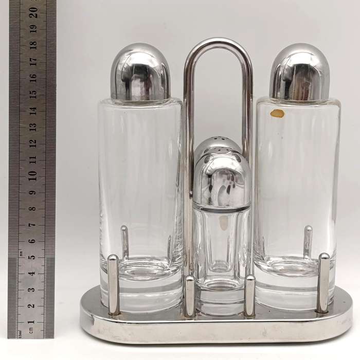 Alessi Italy Ettore Sottsass condiment set