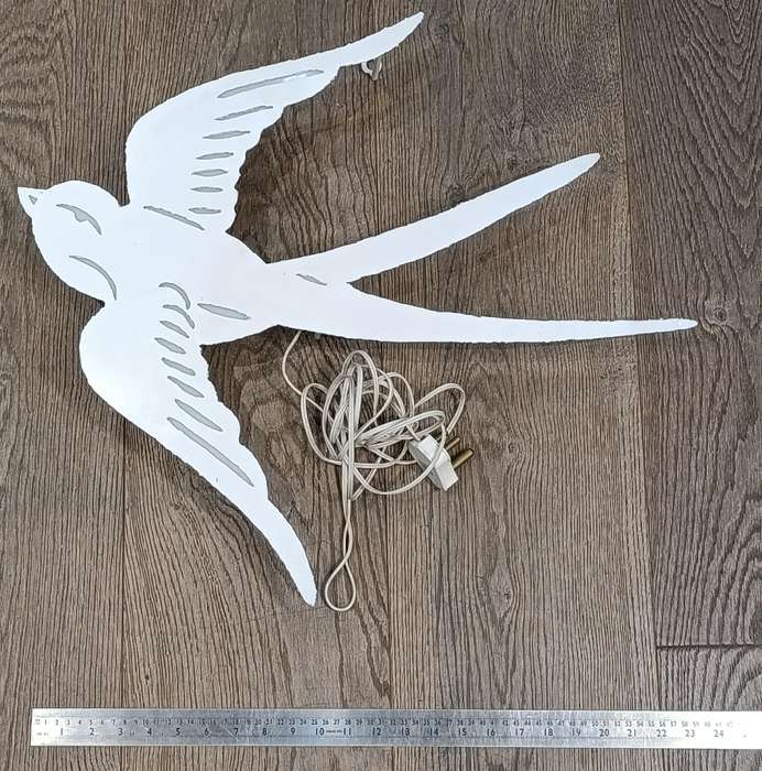 Handmade swallow wall art light box