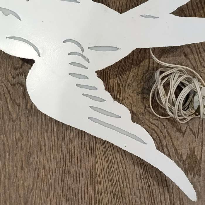 Handmade swallow wall art light box