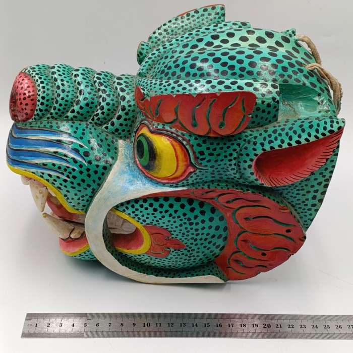 Thai wooden dragon mask