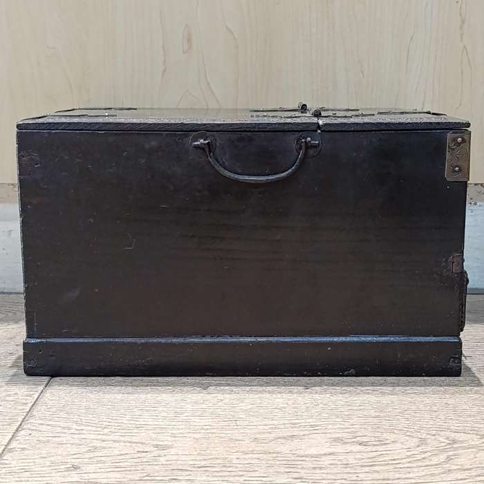 Antique Chinese jewellery box with mirror and 3 drawers