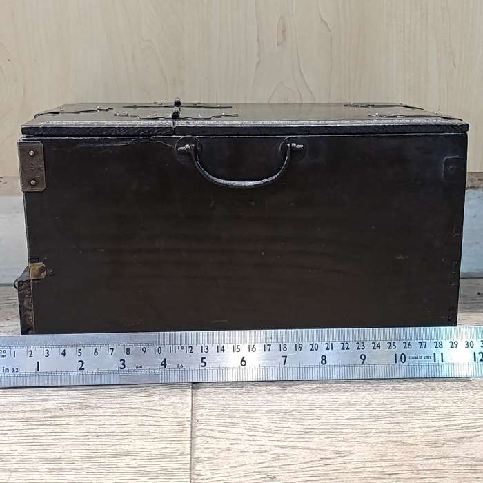Antique Chinese jewellery box with mirror and 3 drawers