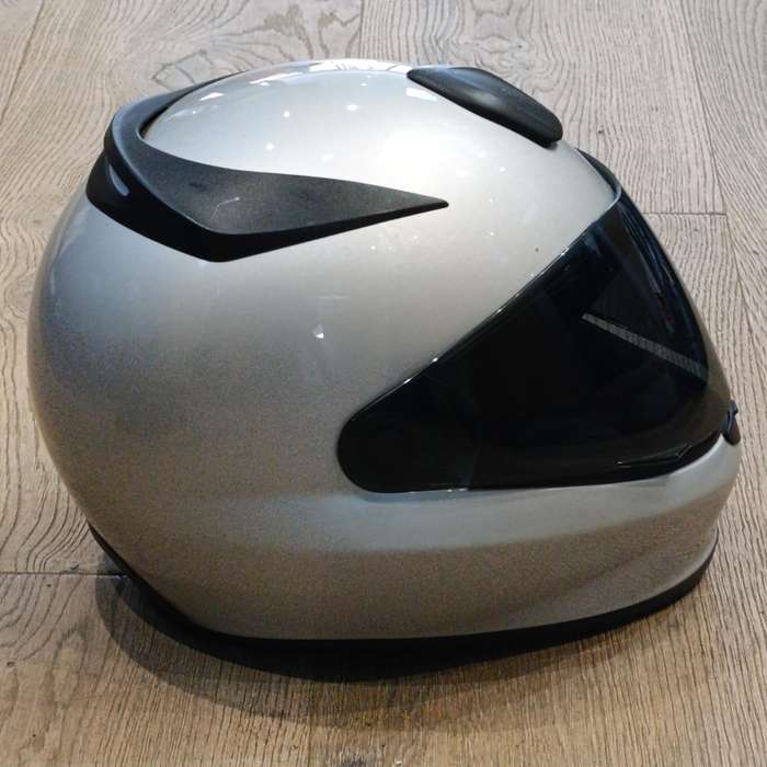 Genuine BMW motorcycle helmet with bag - some minor scuff marks