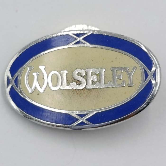 Vintage Wolsely button hole badge