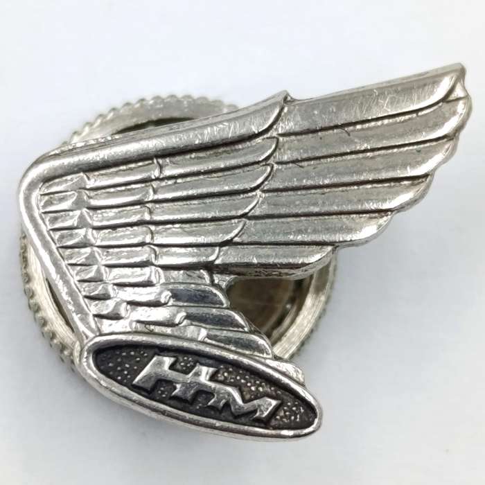 Pair of Honda motorcycle badges