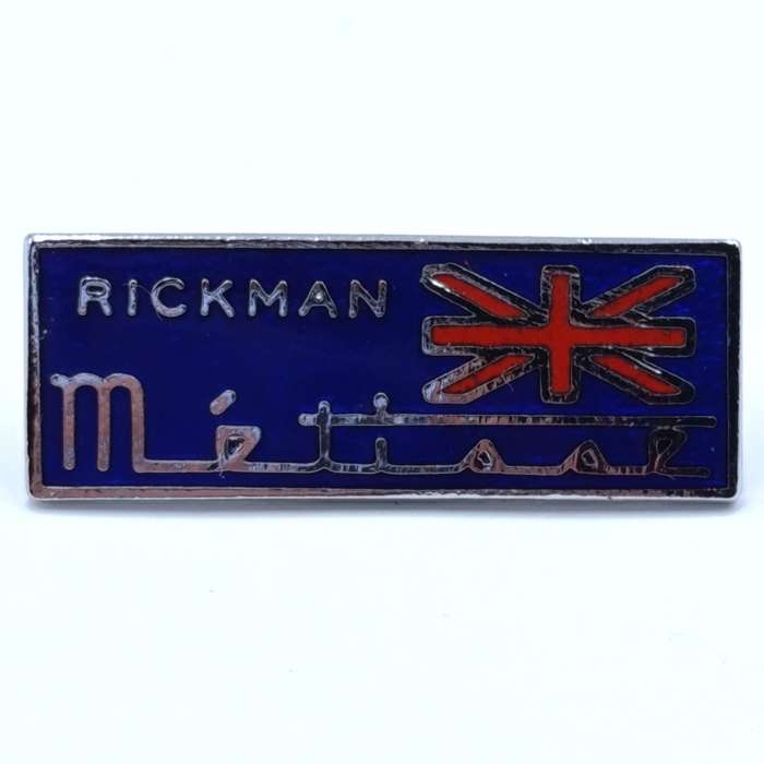 Cafe Racer Richman Metisse motorcycle badges pair