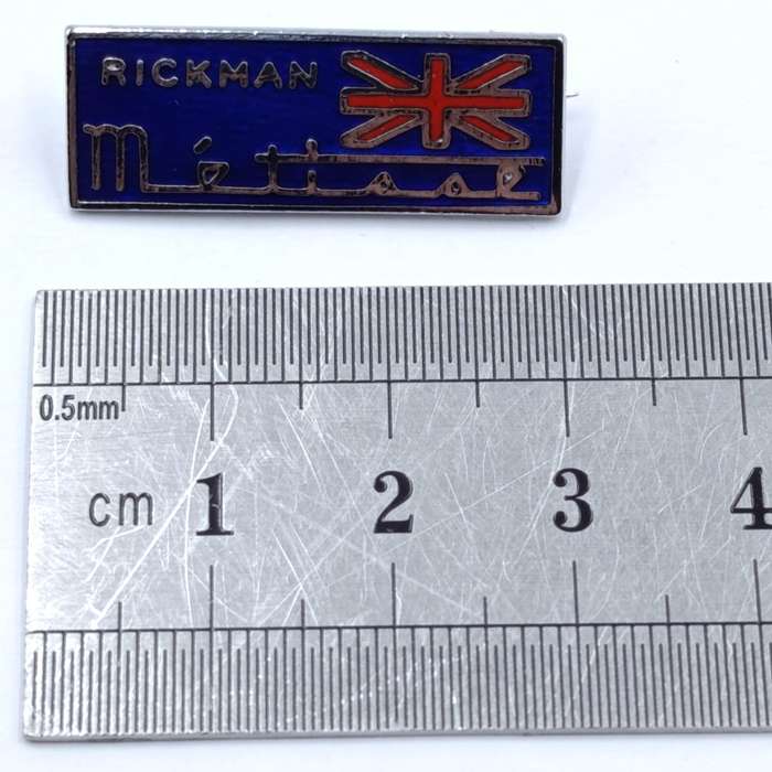 Cafe Racer Richman Metisse motorcycle badges pair