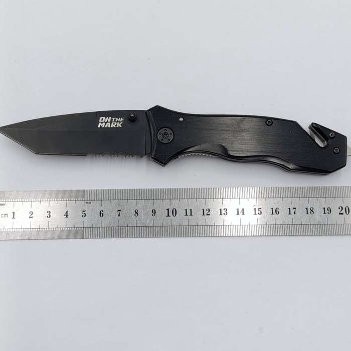 On the Mark tactical folding pocket knife