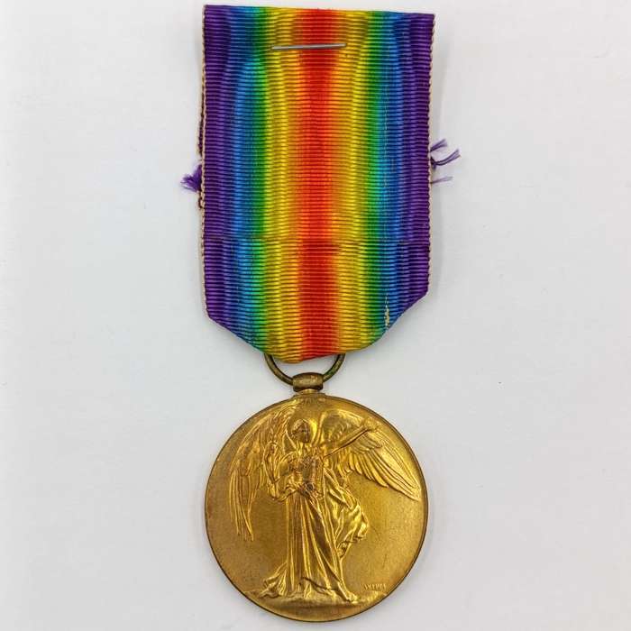 Set of 3 WW1 medals issued to Pte. H. Hossell, 8th Infantry