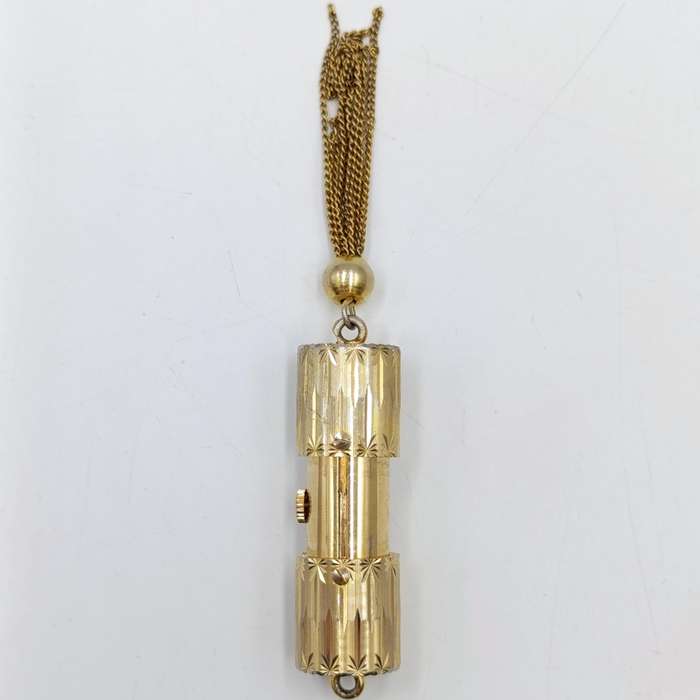 Vintage Finasse manual wind pendant watch - working - circa 1960's