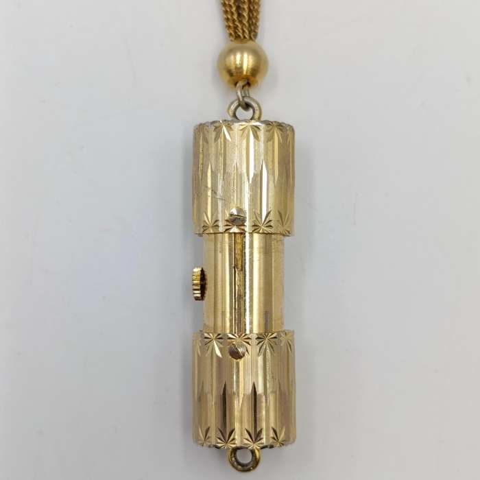 Vintage Finasse manual wind pendant watch - working - circa 1960's