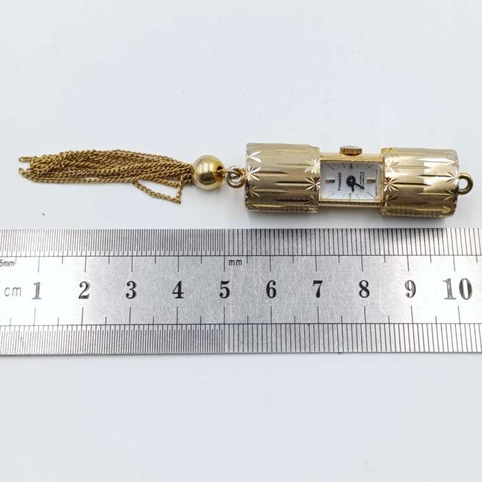 Vintage Finasse manual wind pendant watch - working - circa 1960's