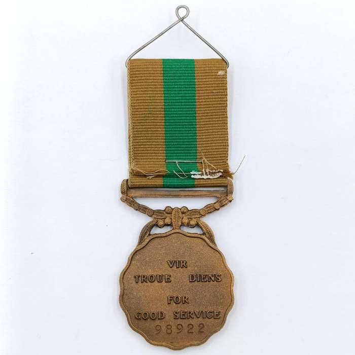 SADF 10 year good service medal #98922