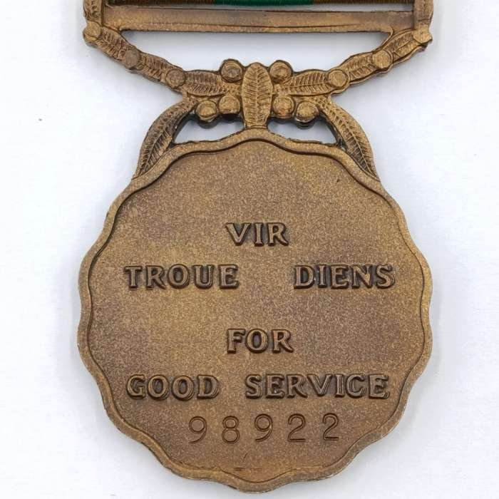 SADF 10 year good service medal #98922
