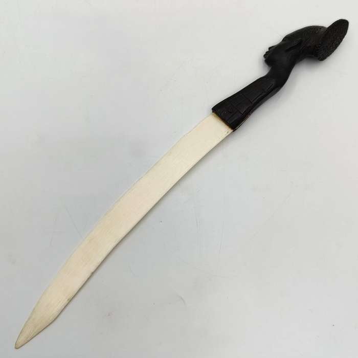 Vintage African art letter opener