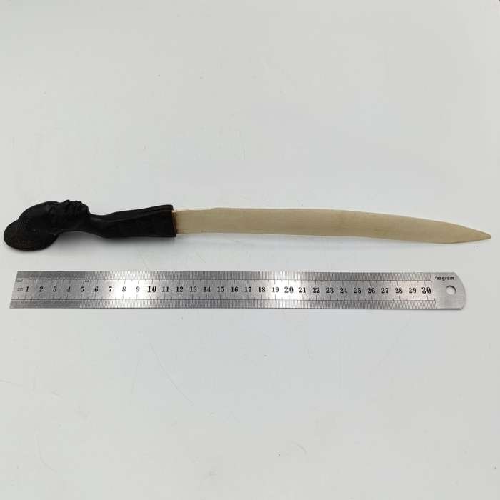 Vintage African art letter opener