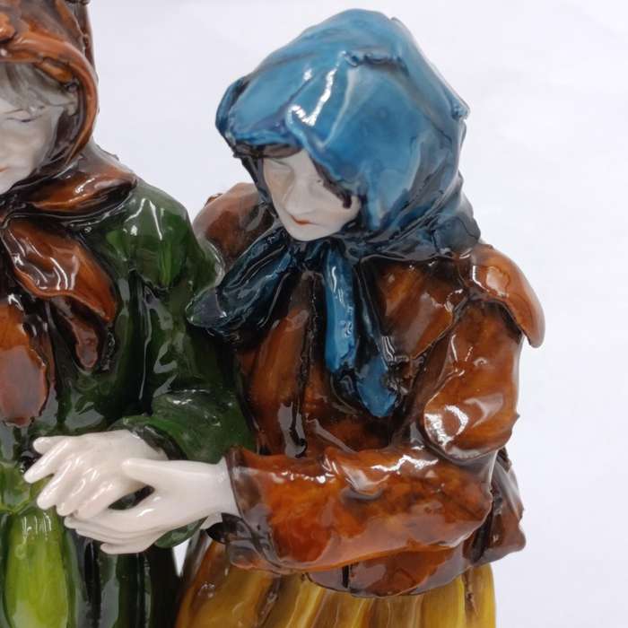 Vintage Kister porcelain old ladies porcelain figurine