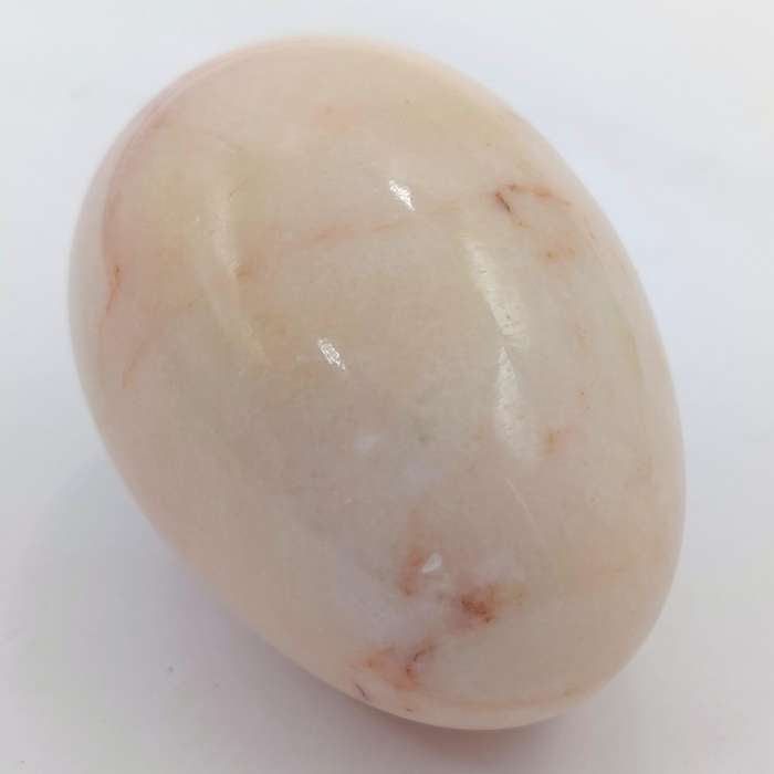 Beautiful pink marble polished egg