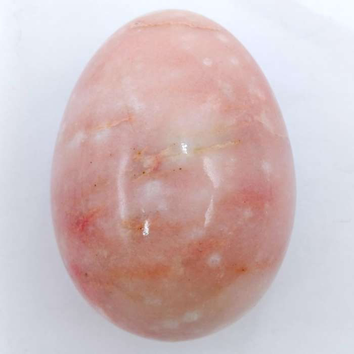 Beautiful pink marble polished egg