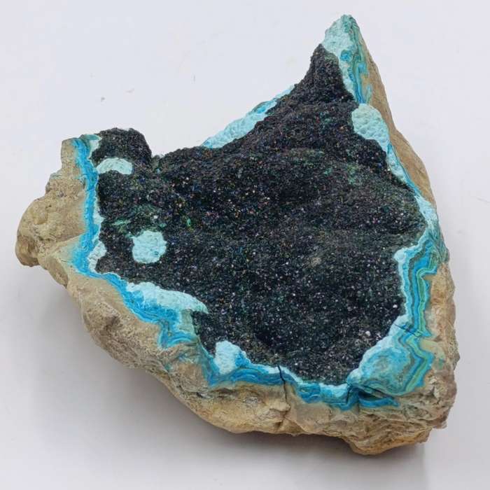 Azurite and Malachite mineral specimen of 299 grams