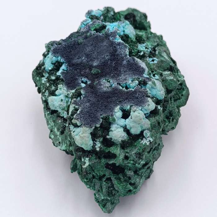 Azurite and Malachite mineral specimen of 473 grams