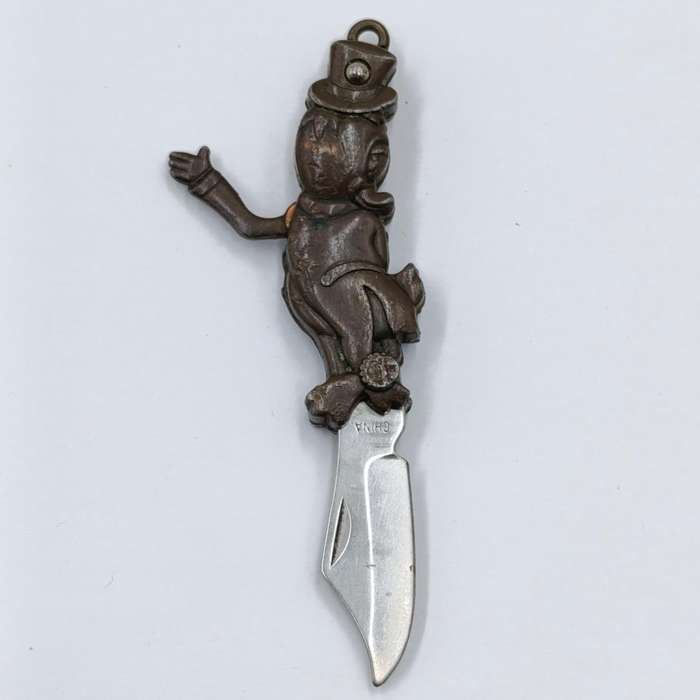 Vintage Donald Duck miniature keychain pocket knife