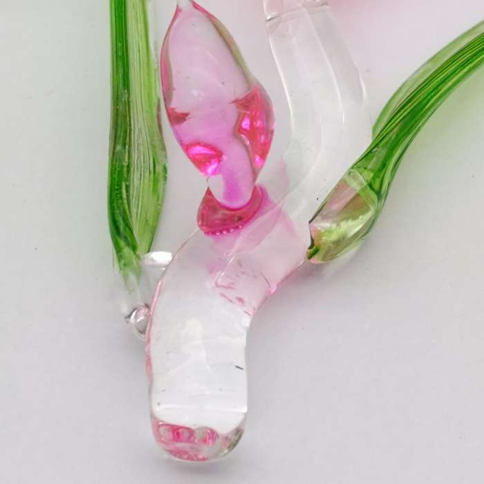 Beautiful handmade glass flower