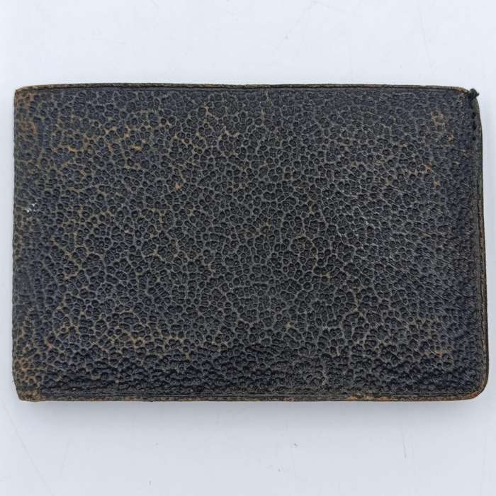 Colonial Bank antique / vintage leather and leatherette purse