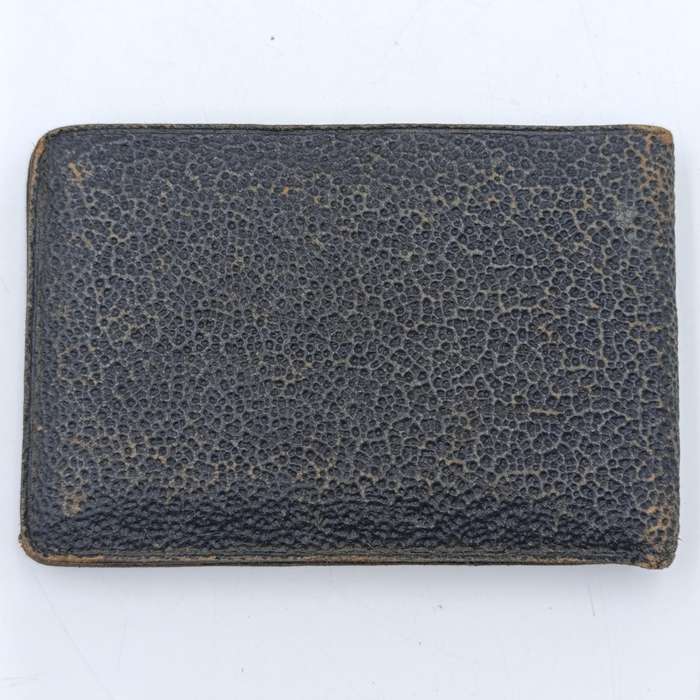 Colonial Bank antique / vintage leather and leatherette purse