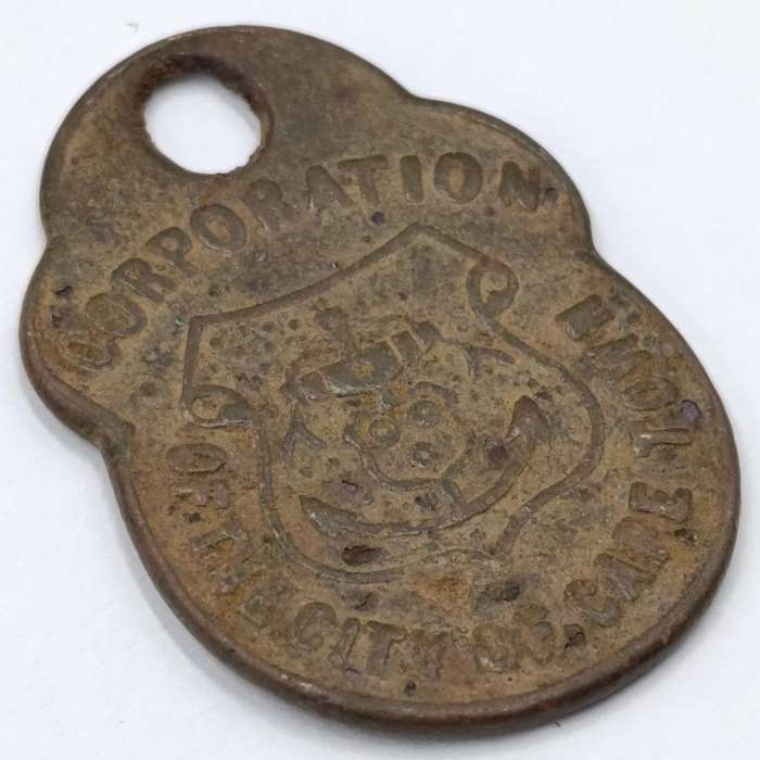1915 City of Cape Town Dog License No. 2195 - rarely seen WW1 period