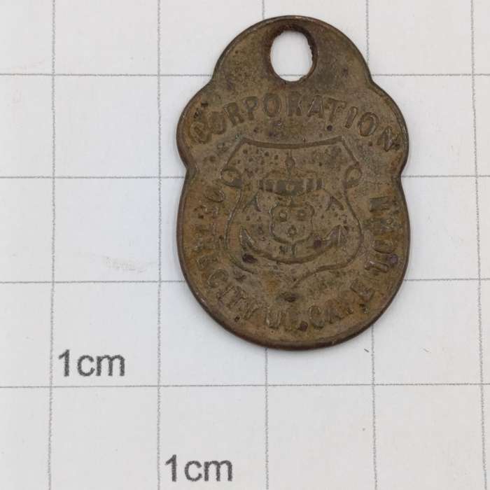 1915 City of Cape Town Dog License No. 2195 - rarely seen WW1 period
