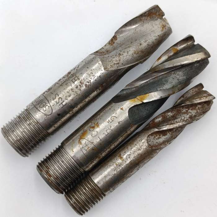 Lot of 8 End Mill bits