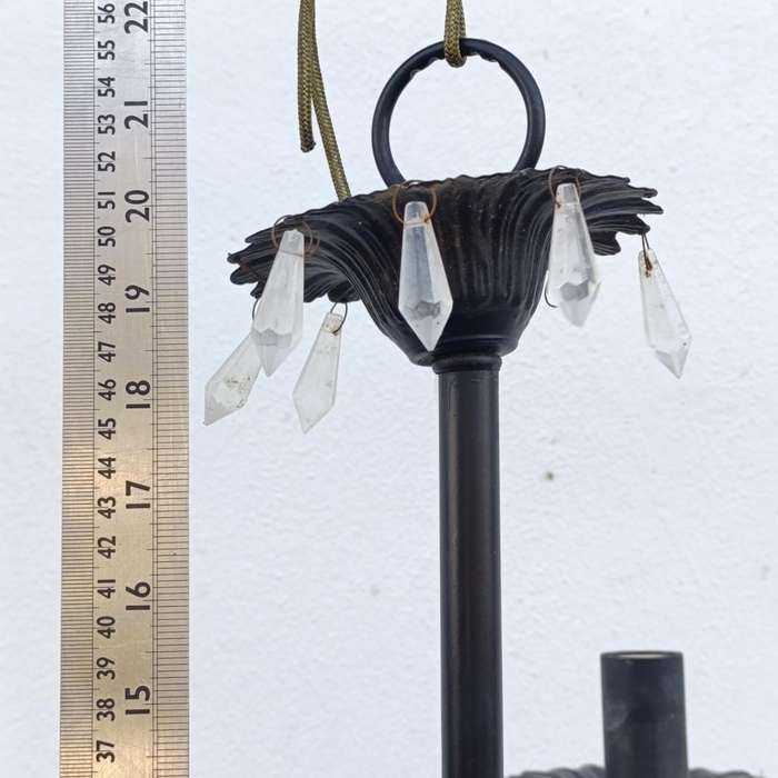 Crystal chandelier with 3 arms