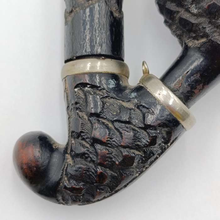 Swiss Black Forest mountain hunter's smoking pipe