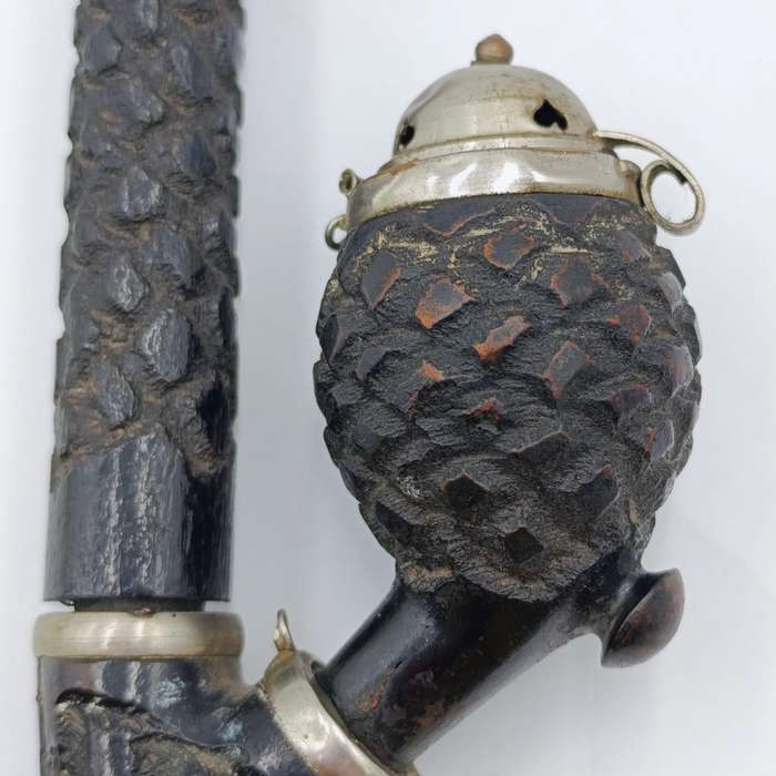 Swiss Black Forest mountain hunter's smoking pipe